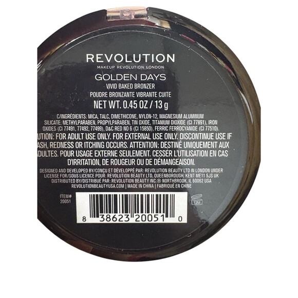 Revolution Vivid Baked Bronzer Makeup Revolution London Cosmetics - Picture 2 of 2